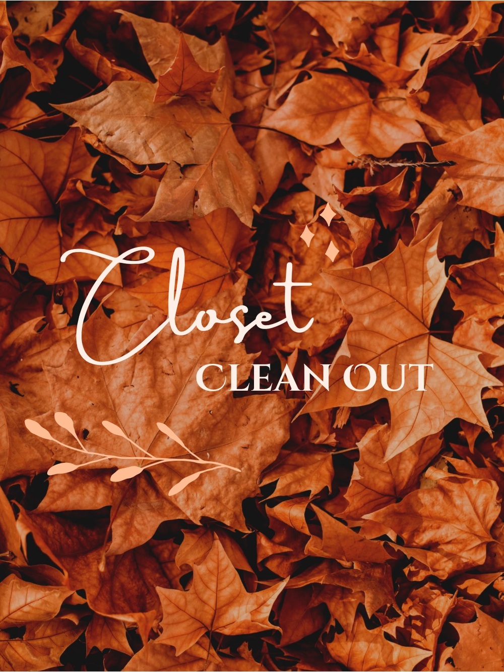 🍁🍂🍁 Closet Clean Out!🍁🍂🍁